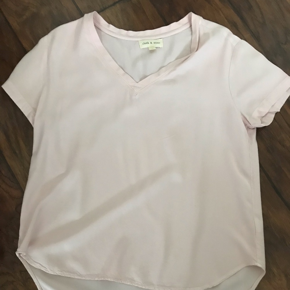 Blush pink women’s top. Made by cloth & stone .